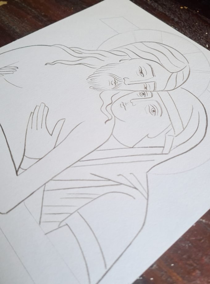 Boceto icono No llores por mí.